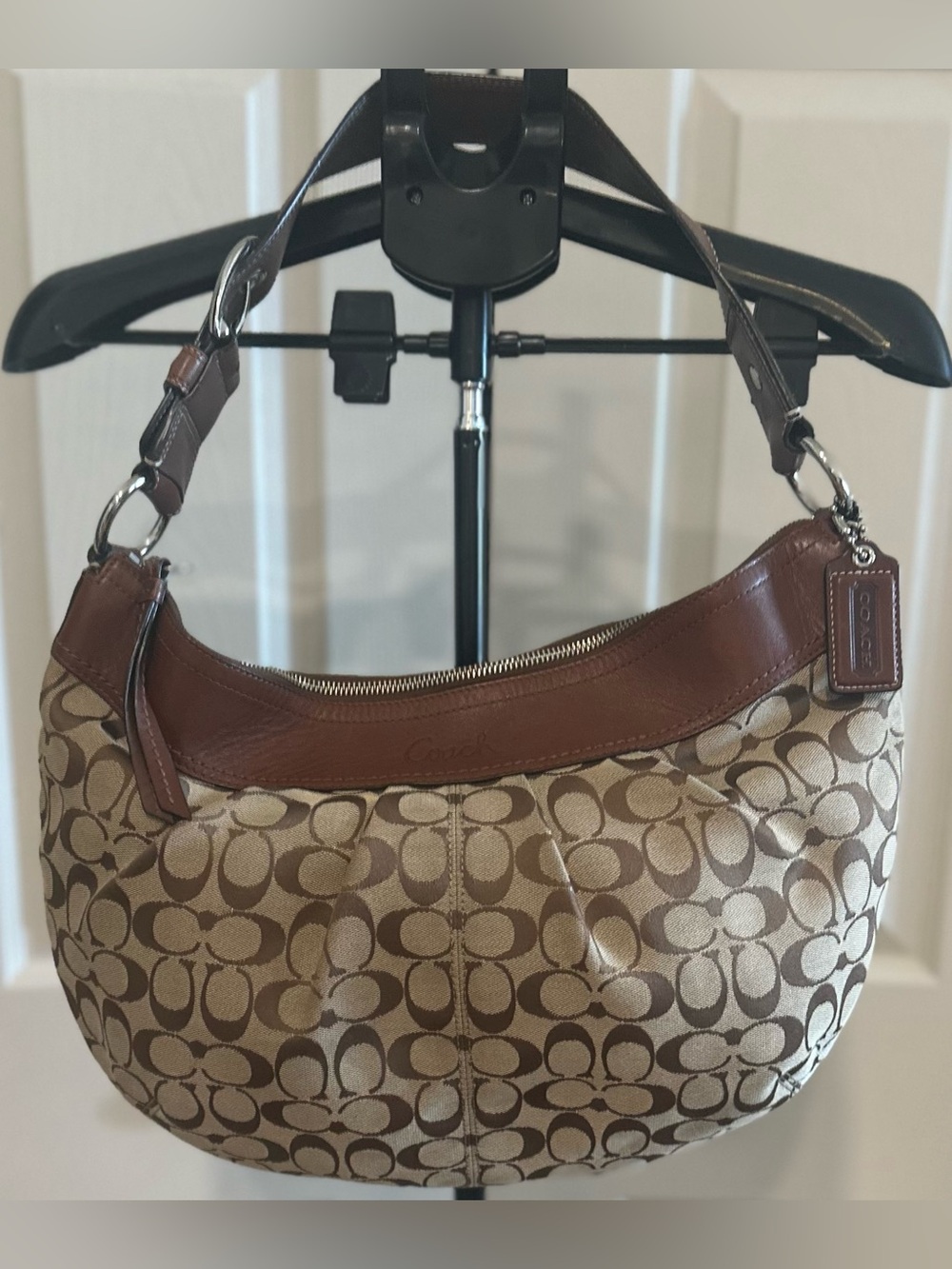 Coach Y2K Soho Signature Hobo (Style F13741) EUC